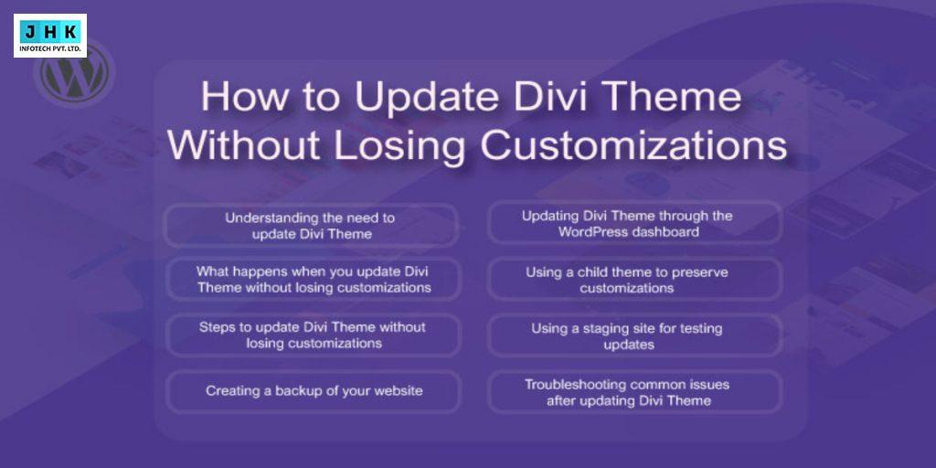 How to Update Divi Theme Without Losing Customizations