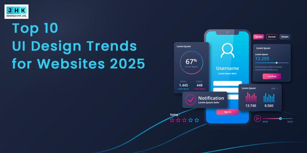 UI Trends 2025: Top 10 UI Design Trends for new Website